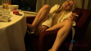 Kenzie wants Daddy to creampie her on the chair.